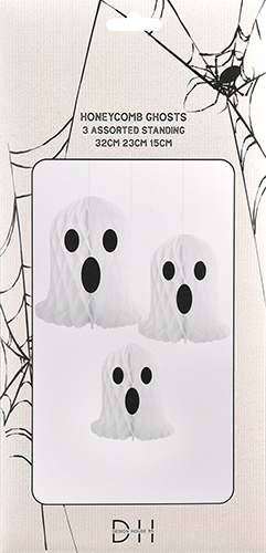 Hunajakenno Halloween 15cm, 23cm, 33cm 3kpl
