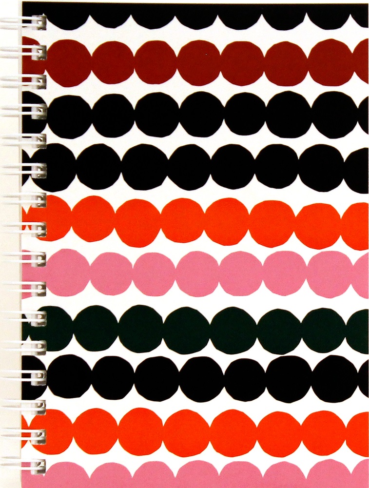 Muistikirja A5 kierre Marimekko Räsymatto multicolor