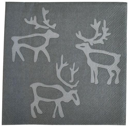 Servetti 33cm Pentik Saaga vaaleanharmaa