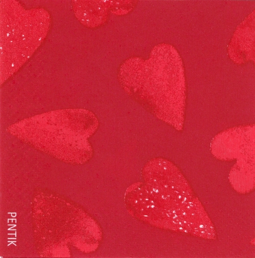 Servetti 33cm Pentik Kotisydän punainen