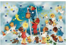 Joulukorttikalenteri Baumgarten