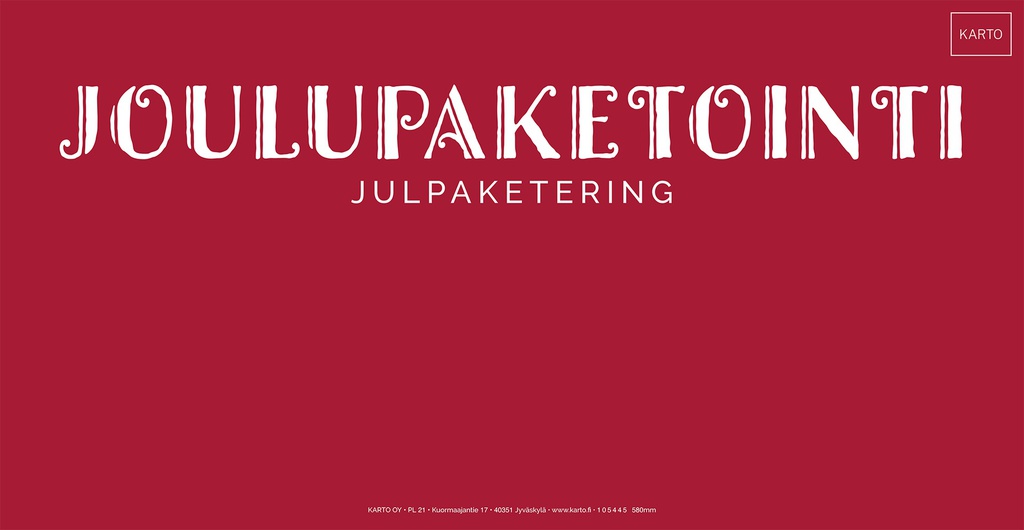 opaste joulupaketointi 58cm
