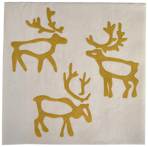 Napkin 33cm Pentik Saaga gold