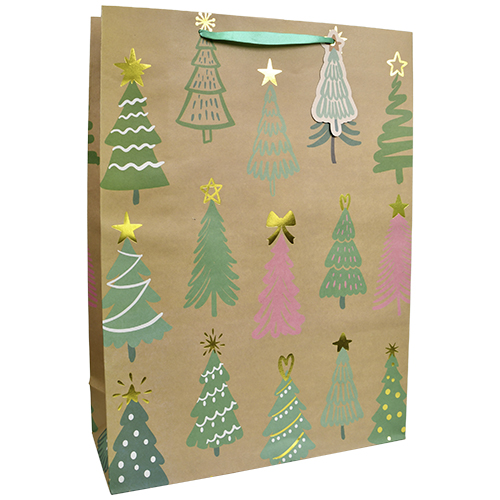 Joulukassi XL/F kraft kuuset