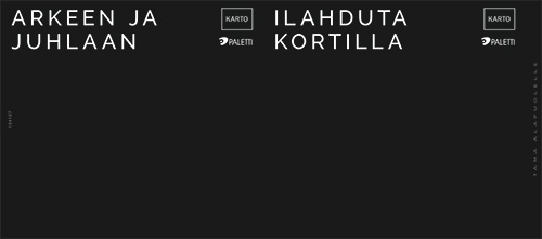 Hyrrähattu Arkeen ja juhlaan Ilahduta kortilla FI SE