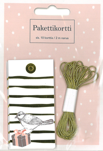 Pktkorttisetti 10 kpl ja naru Peddy