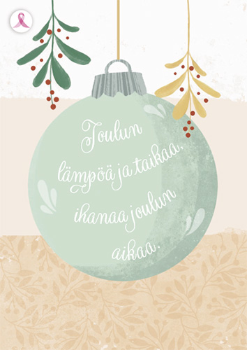 1-os joulu Roosa nauha Hallmark