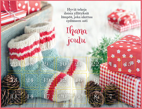 Joulukalenteri Anna-Mari West A4