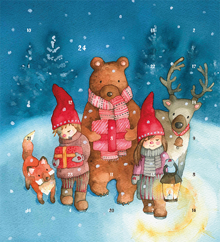 Joulukalenteri Sini Ezer A4