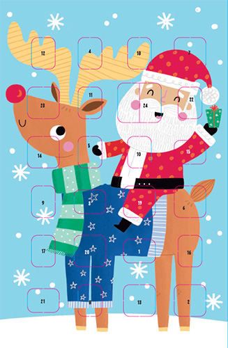 Joulukorttikalenteri Hallmark A6