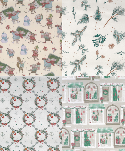 Joulupaperi EK beige KV 70 x 200 cm 25 rll