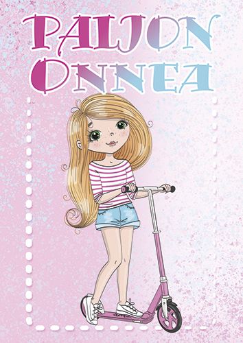 1-os onnittelu tyttö