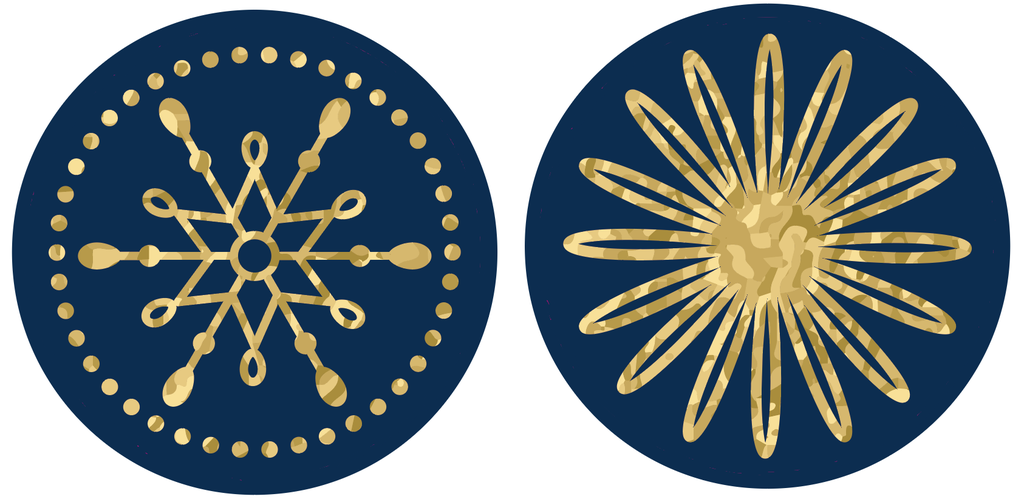 Pakettikortti joulu 8 kpl pyöreä lajitelma