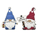 Pakettikortti joulu 8 kpl muotoonleikattu tonttu lajitelma