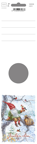 Pullokortti tonttu puussa