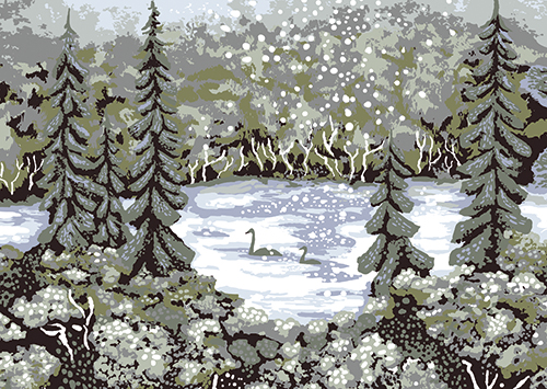 1-os kortti Vallila Muonio sinivihreä