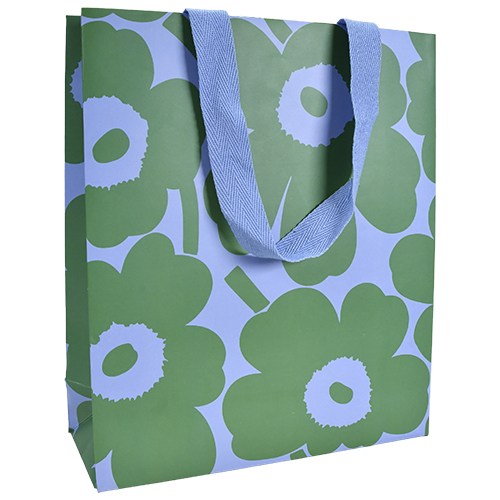 Lahjakassi M/E Marimekko Unikko sini-vihreä