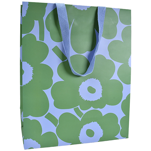 Lahjakassi L/F Marimekko Unikko sini-vihreä