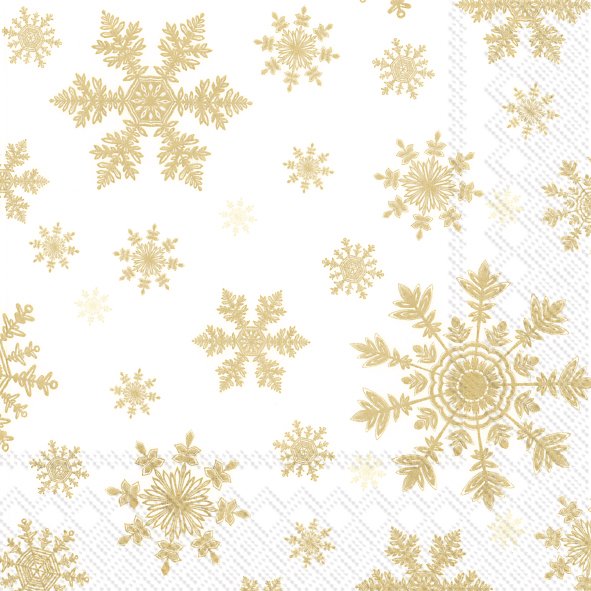 FALLING SNOWFLAKES white gold 33cm