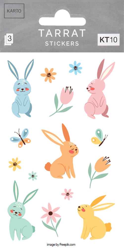 Sticker KT10 bunnies