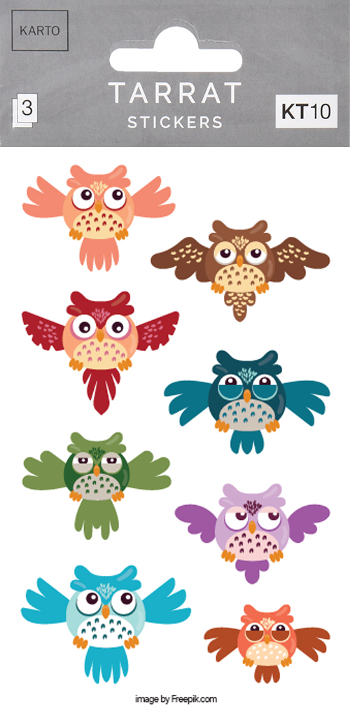 Sticker KT10 owls