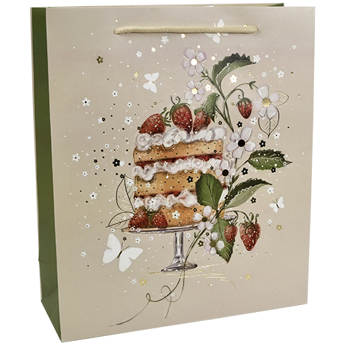 Lahjakassi M/D mansikkakakku