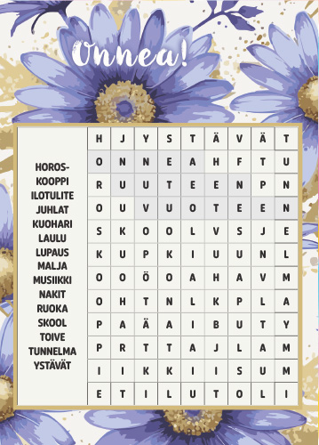 1-os ristikkokortti