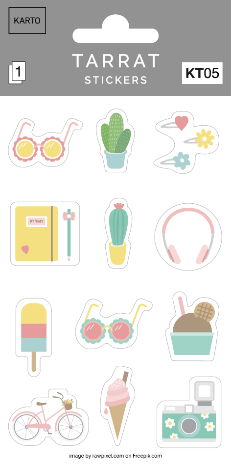 Paper sticker KT05