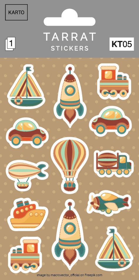 Paper sticker KT05 toys