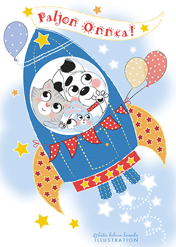 1-os onnittelu poika Katri Kuusela