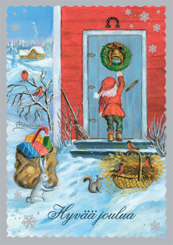 1-os joulu Timo Puheloinen ovella