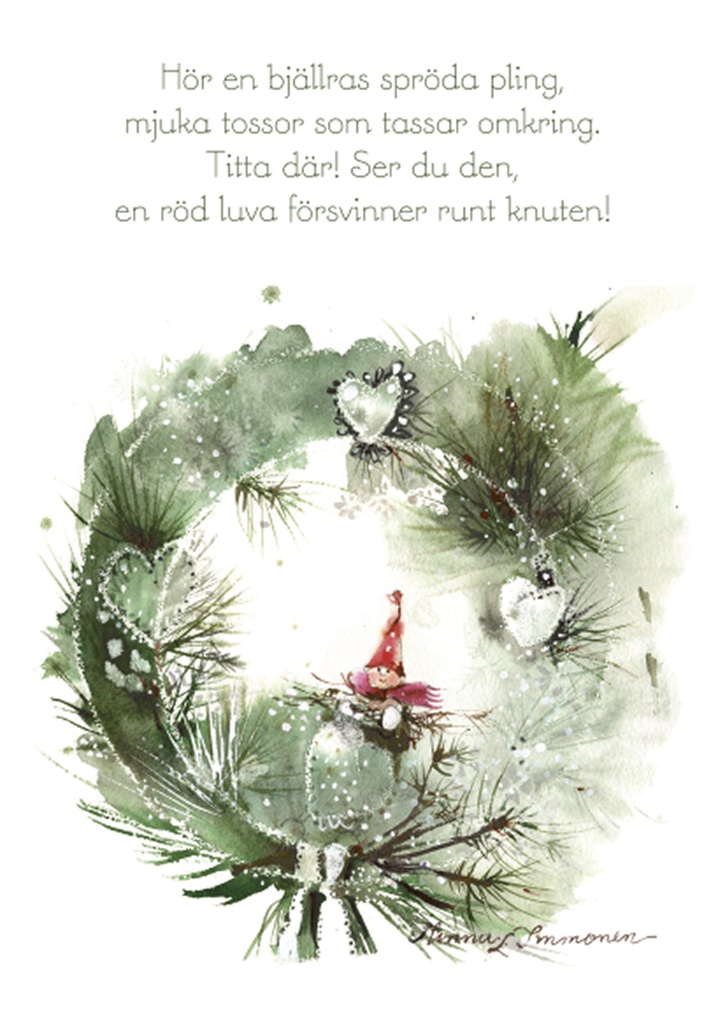 1-os joulu R Minna Immonen kranssi