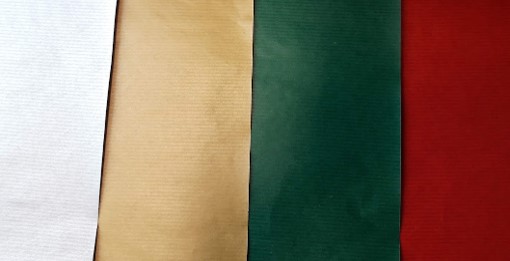 Lahjapaperi laj Kraft Unicolor