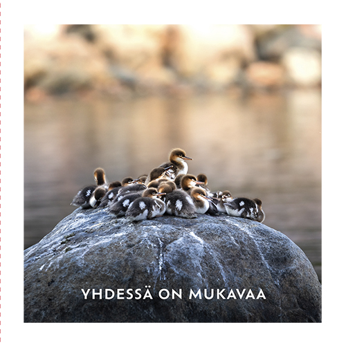 2-os neliökortti Luonto 14,5x14,5 cm