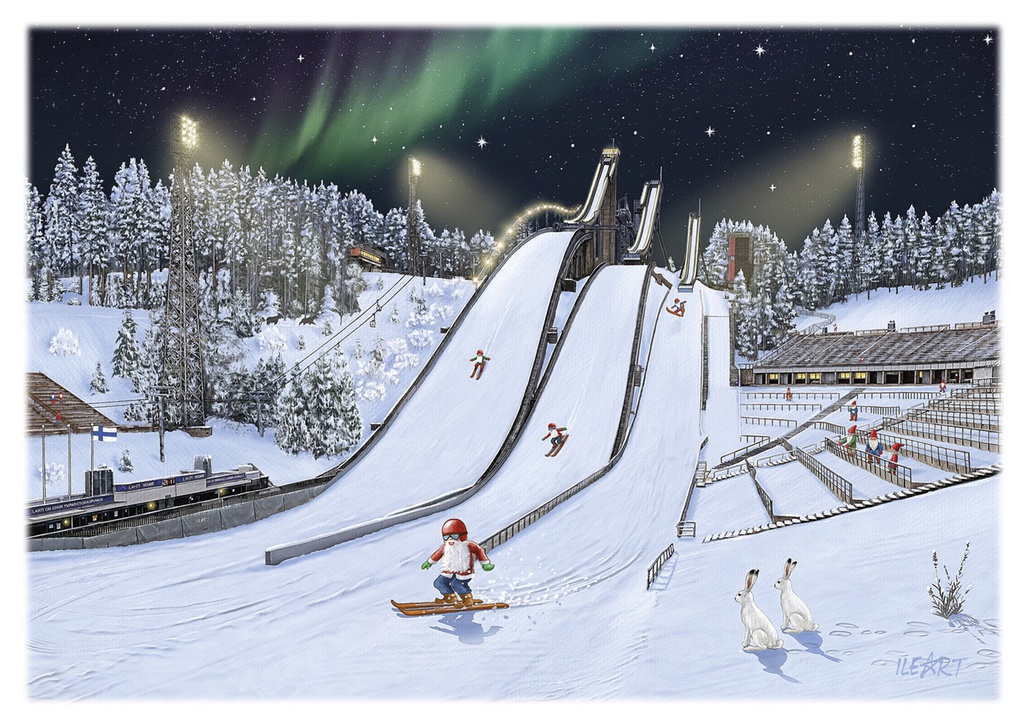 1-os joulu Ileart Lahden hyppyrimäet