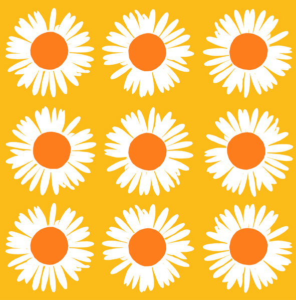 AURINGONKUKKA orange yellow 25cm