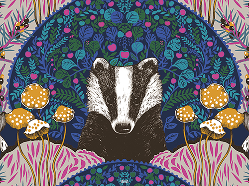 Juliste 60x80cm Vallila Yövuoro multi