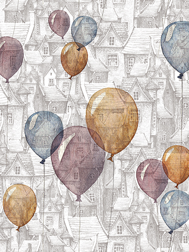 Juliste 30x40cm ilmapallot