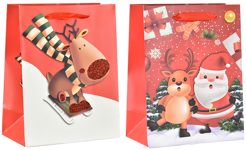 Joulukassi M/C poro ja pukki lajitelma