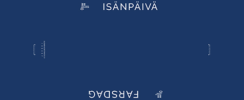5-lok riviopaste Isänpäivä