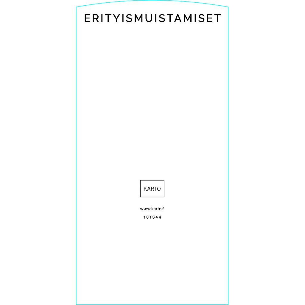 1-lok riviopaste Erityismuistamiset FI