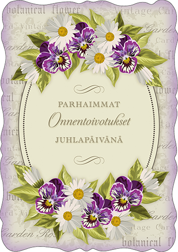 1-os onnittelu nostalginen