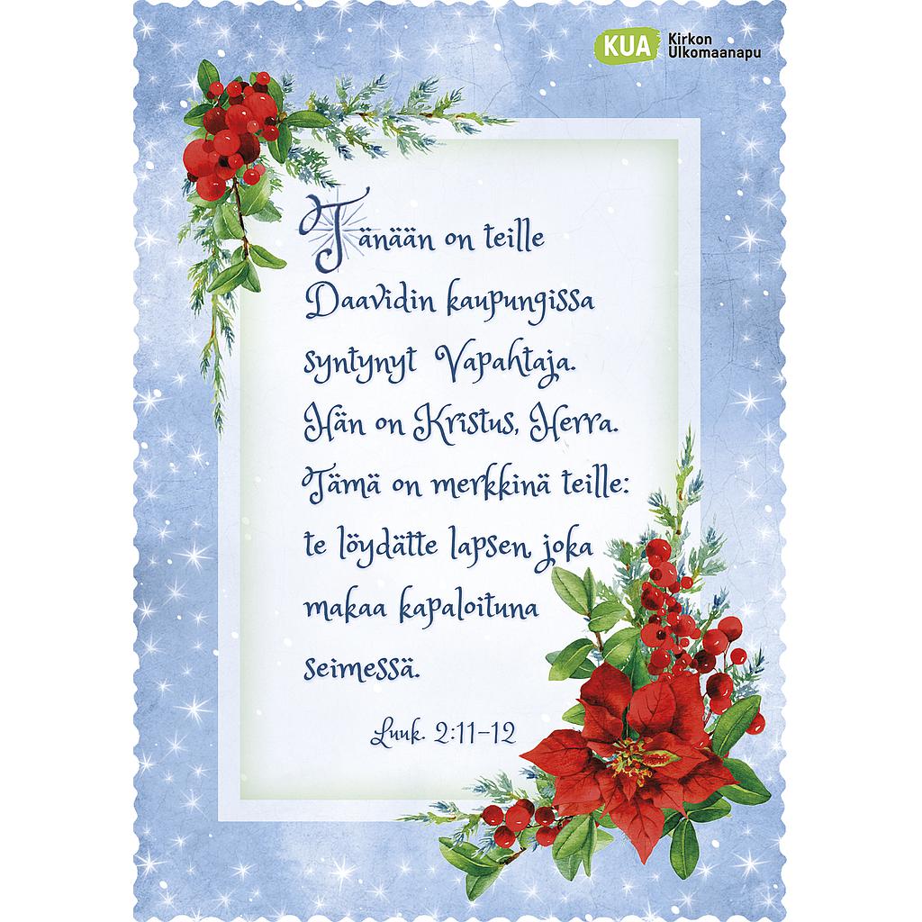 1-os joulu Kirkon UA hyv.tek