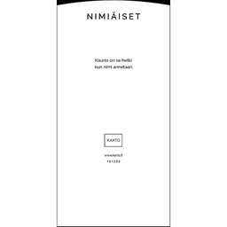 [101333] 1-lok riviopaste Nimiäiset FI