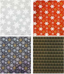 [6124172] Joulupaperi metalli KZ 70 x 200 cm 25 rll