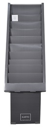 [80480] Lattiadisplay kapea harmaa