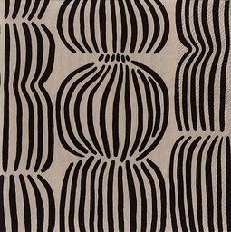 [1SER1010VN1] Servetti 25cm Pentik Vilja musta-pellava