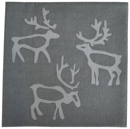 [1SER0303211] Servetti 33cm Pentik Saaga vaaleanharmaa