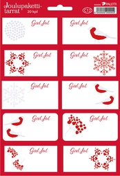 [1327604] Pakettitarra R joulu 2 arkkia Palin punainen