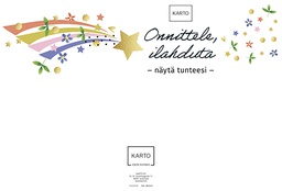 [105452] Onnittele ja ilahduta -opaste 55 tai 39cm